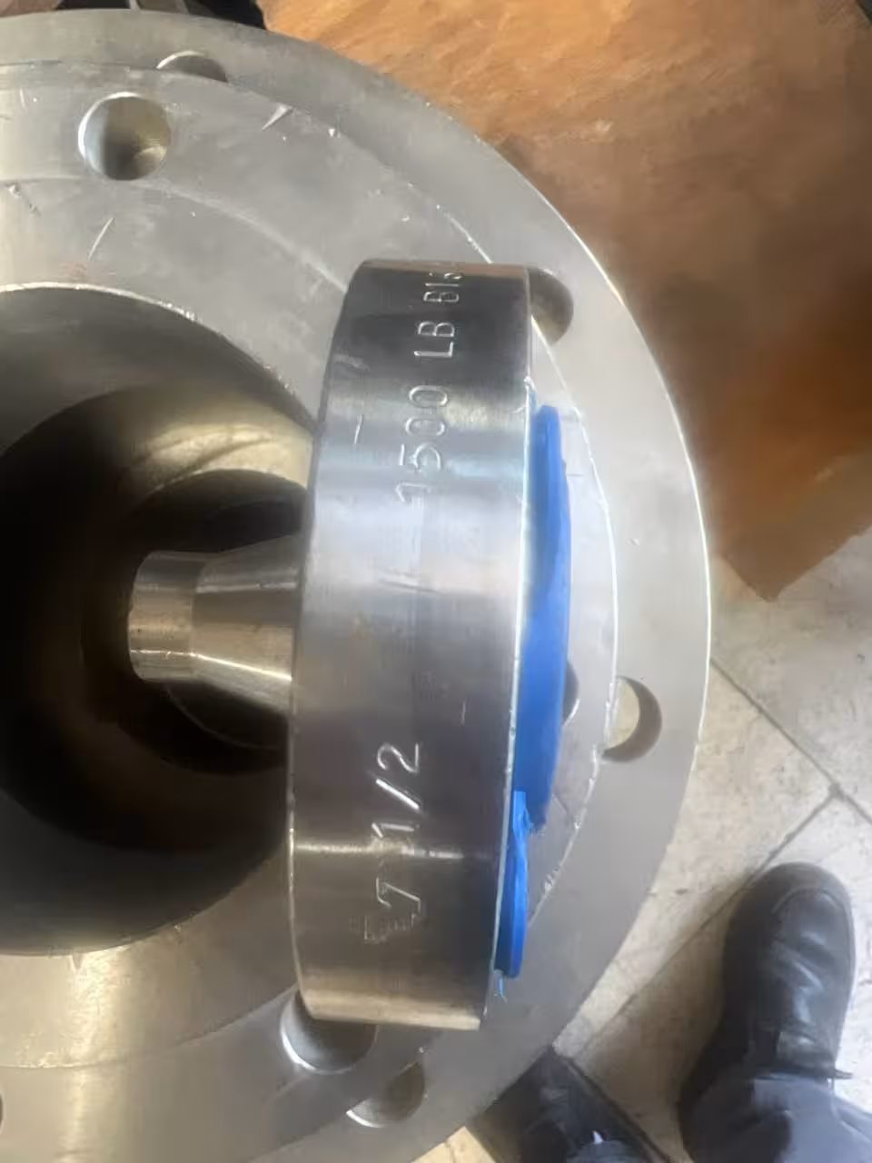 فلنج گلودار 1/2" اینچ کلاس 1500 رده XXS از جنس SA182F316/316L کپی