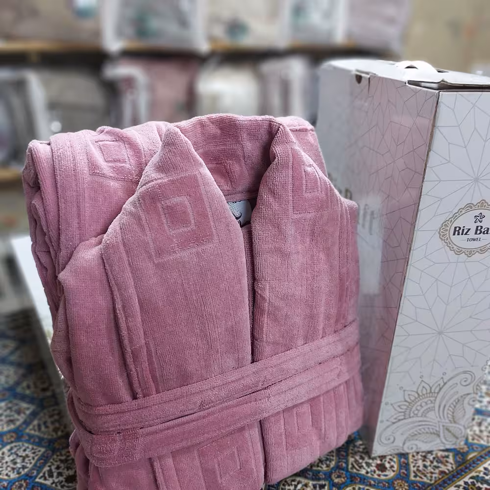 حوله تن پوش ریز بافت سایز مدیوم یا 115 اصل تبریز کالباسی 