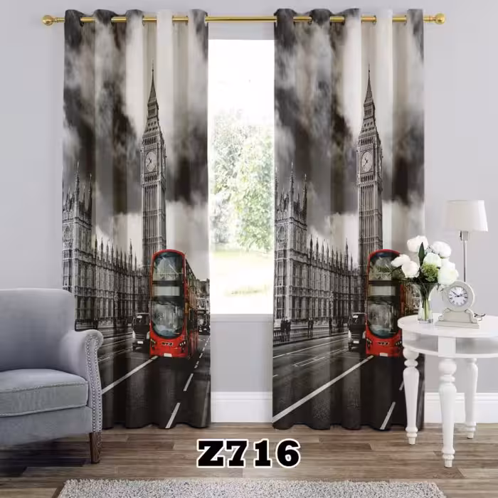 پرده سه بعدی طرح کلاسیک