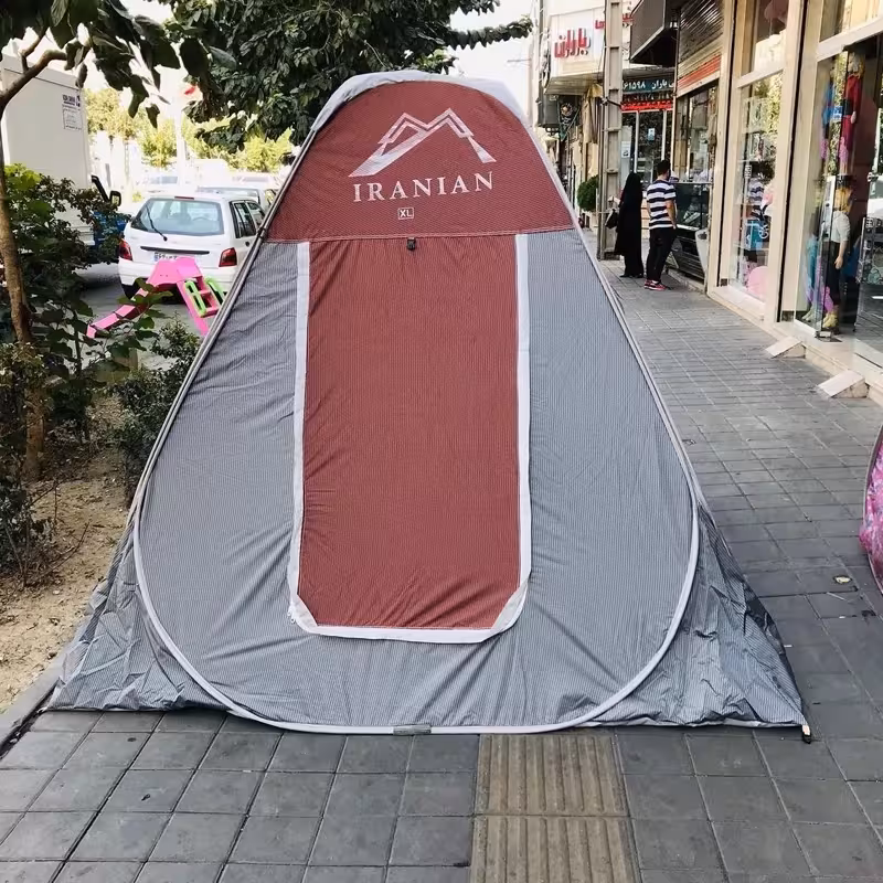 چادر مسافرتی 6 نفره جنس برنو با ارتفاع بلند جنگل طبیعت افردود کمپ ماشین کد 52