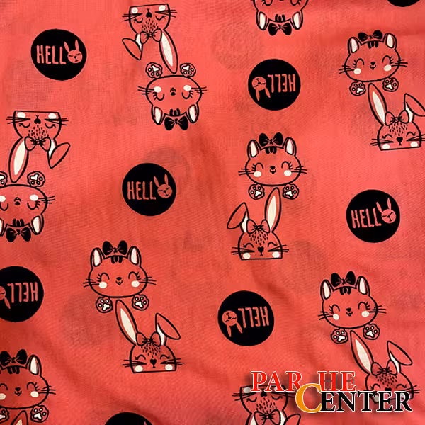 پارچه نخی طرح دار کد 344