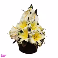 سبد گل طبیعی یک طرفه سایز بزرگ