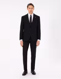 کت و شلوار مردانه مشکی پیرکاردین - فروشگاه لباس شهرمون