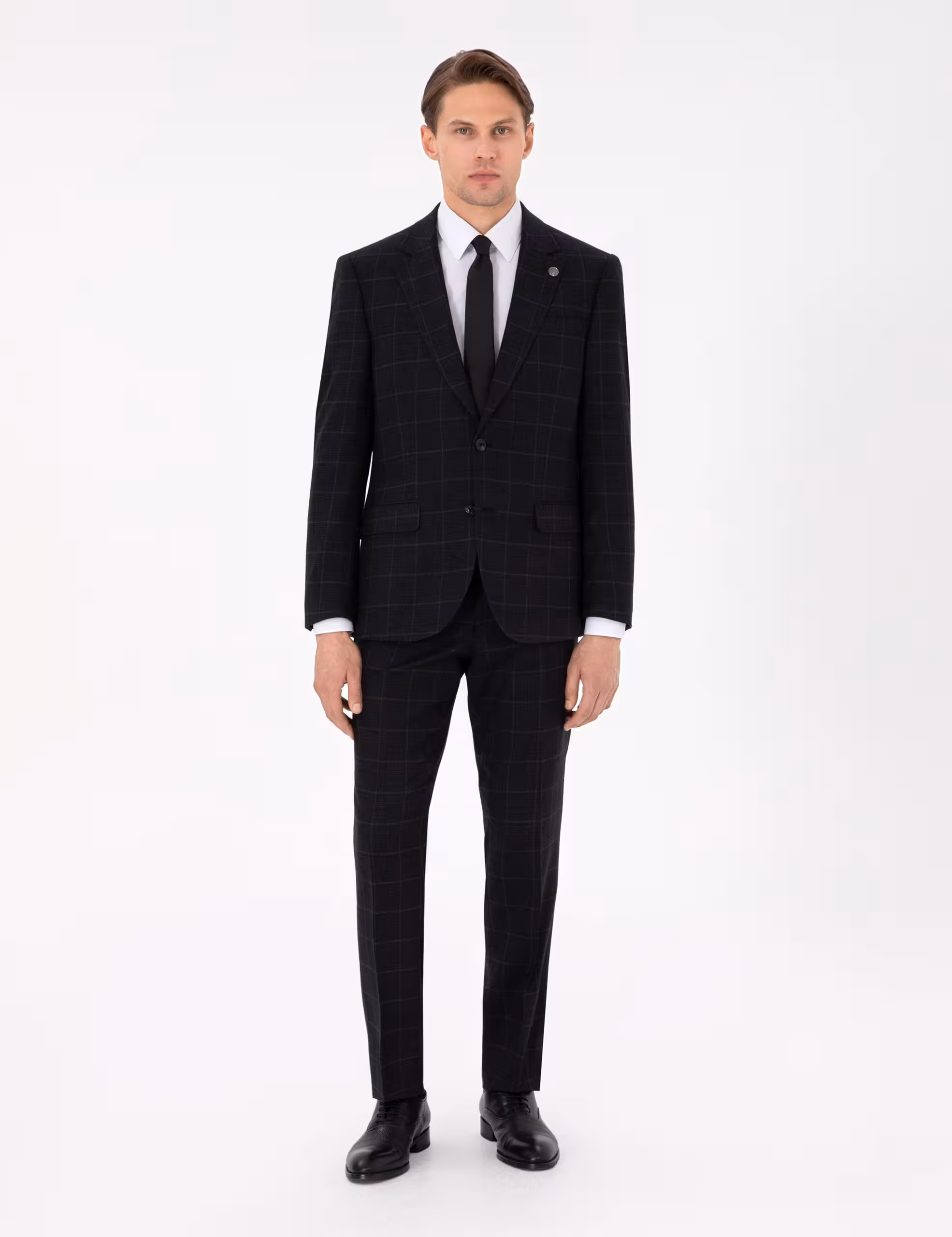 کت و شلوار مردانه مشکی پیرکاردین - فروشگاه لباس شهرمون