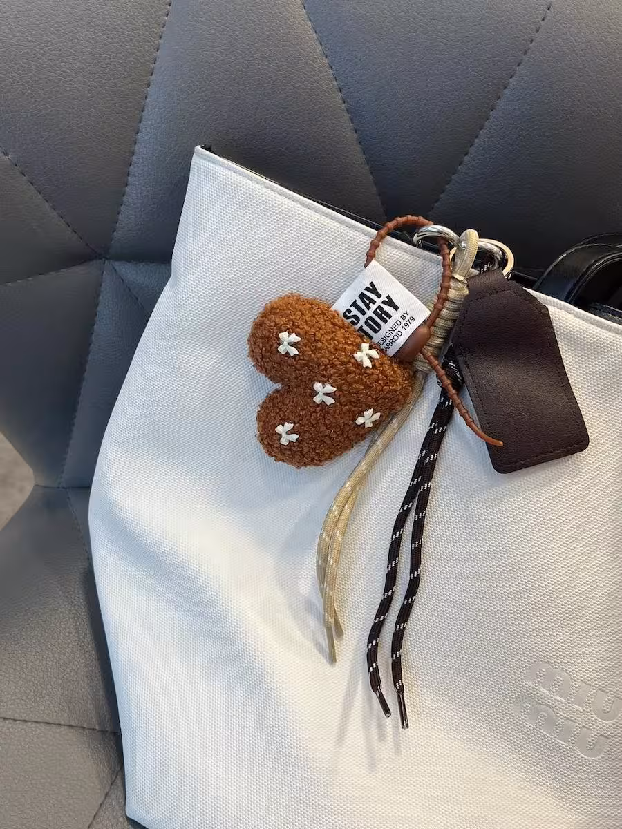 چارم بگ قلب تدی پاپیونی