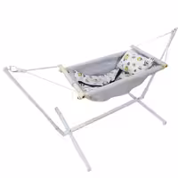 گهواره کتان سنتی پایه دار بانوچ شیر آنیا Aniya