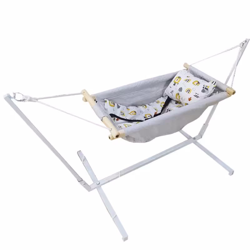 گهواره کتان سنتی پایه دار بانوچ شیر آنیا Aniya