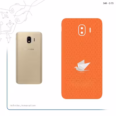 برچسب پوششی ماهوت مدل Minimalist origami bird مناسب برای گوشی موبایل سامسونگ Galaxy J4