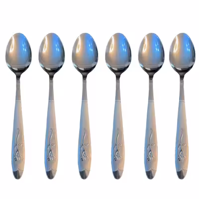 قاشق مرباخوری مدل mikhak مجموعه 6 عددی