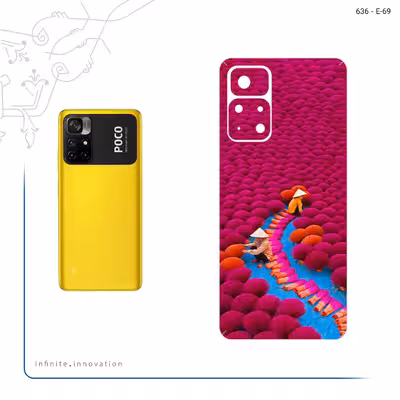 برچسب پوششی ماهوت مدل Vietnam Incense Wood Farms مناسب برای گوشی موبایل شیائومی Poco M4 Pro 5G