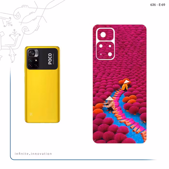 برچسب پوششی ماهوت مدل Vietnam Incense Wood Farms مناسب برای گوشی موبایل شیائومی Poco M4 Pro 5G