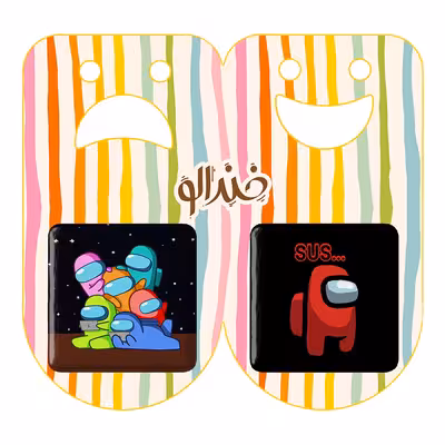 پیکسل خندالو مدل امانگ آس Among Us کد 1030210306 مجموعه 2 عددی