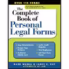 کتاب The Complete Book of Personal Legal Forms اثر Mark Warda and James Ray انتشارات Sphinx Publishing