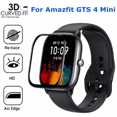محافظ صفحه نمایش لاین مدل RT007 مناسب برای ساعت هوشمند شیایومی Amazfit GTS 4 Mini