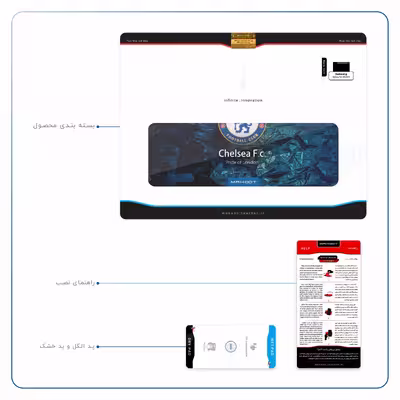 برچسب پوششی ماهوت مدل Chelsea مناسب برای تبلت سامسونگ Galaxy Tab S6 2019 SM-T860