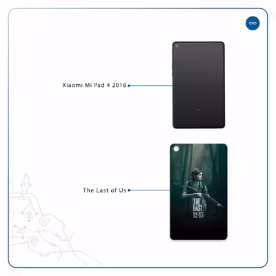 برچسب پوششی ماهوت مدل The Last of Us مناسب برای تبلت شیائومی Mi Pad 4 2018