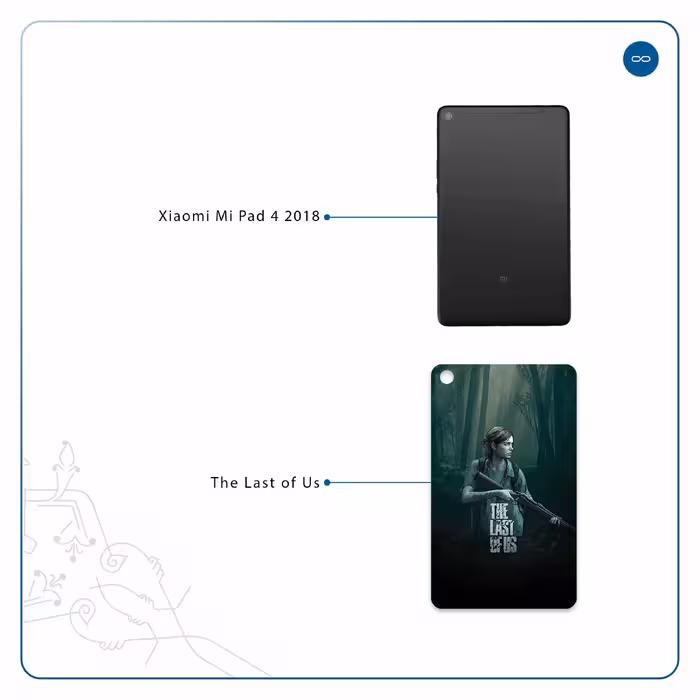برچسب پوششی ماهوت مدل The Last of Us مناسب برای تبلت شیائومی Mi Pad 4 2018