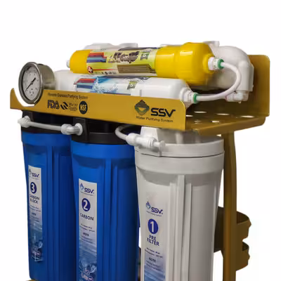 دستگاه تصفیه  آب اس اس وی مدل GoldenBlue  X600 به همراه فیلتر تصفیه آب بسته 3 عددی
