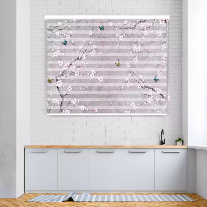  پرده زبرا مدل F-7464 سایز 200x180 سانتی متر