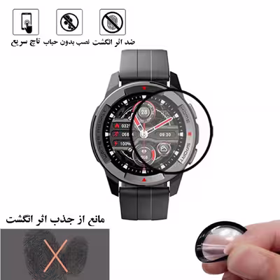 محافظ صفحه نمایش گلس استار مدل PMGA مناسب برای ساعت  هوشمند شیائومی Mibro X1
