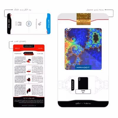 برچسب پوششی ماهوت مدل Mathematical Geometric Shape 5 مناسب برای گوشی موبایل لاوا Z51