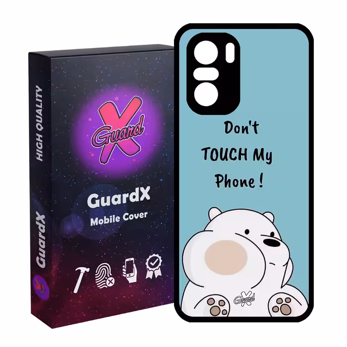 کاور گارد ایکس طرح خرس کله فندقی مدل Glass10535 مناسب برای گوشی موبایل شیائومی Poco F3/MI 11X/MI 11X Pro/Redmi K40/K40 Pro