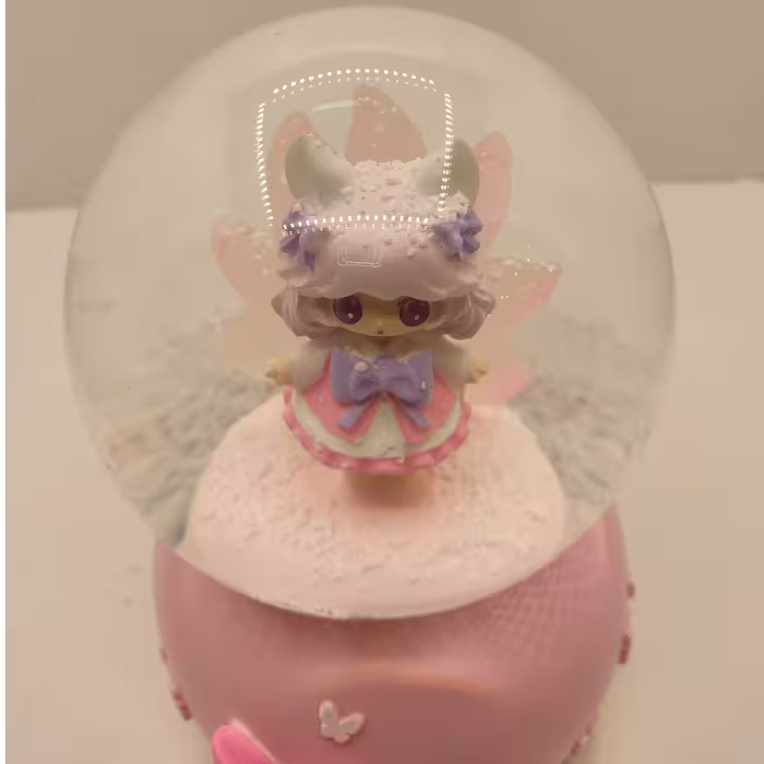 گوی موزیکال مدل پمپی دختر و درخت جادویی