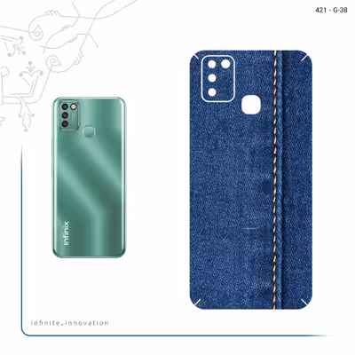 برچسب پوششی ماهوت مدل Fabric Texture 8 مناسب برای گوشی موبایل اینفینیکس Smart 6 X657B