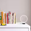 چراغ رومیزی ریموت دار مدل CIRCLE-GL_WHT-GLASS