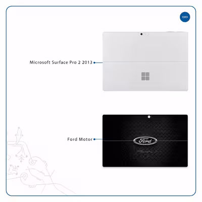 برچسب پوششی ماهوت مدل Ford Motor مناسب برای تبلت مایکروسافت Surface Pro 2 2013