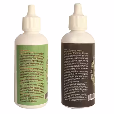 روغن تقویت کننده مو، مژه و ابرو مرهم یاب مدل سیاه دانه و آمله حجم 80 میلی لیتر مجموعه 2 عددی