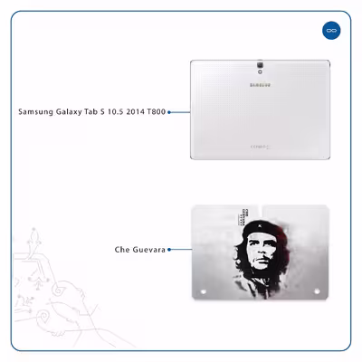 برچسب پوششی ماهوت مدل Che-Guevara مناسب برای تبلت سامسونگ Galaxy Tab S 10.5 2014 T800