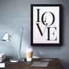 تابلو مدل Minimall LOVE کدm2419-b
