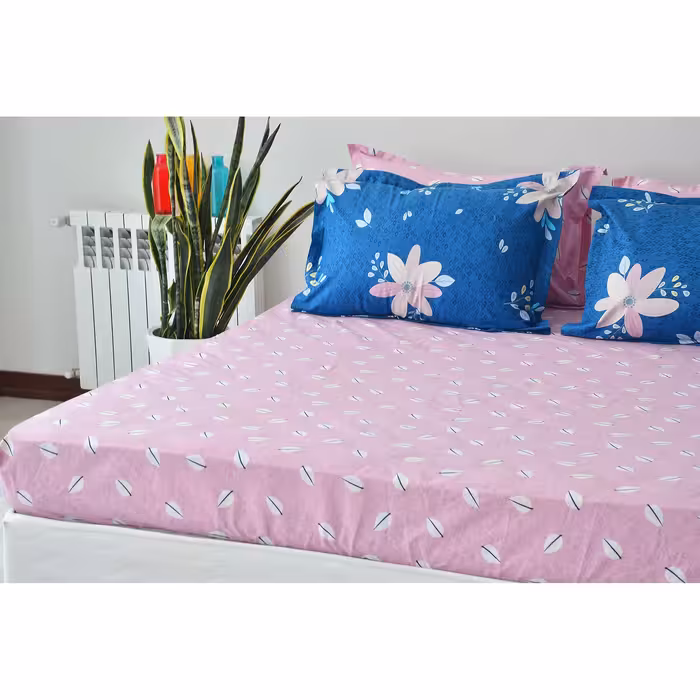 سرویس ملحفه بومرنگ مدل Flora دونفره 6 تکه