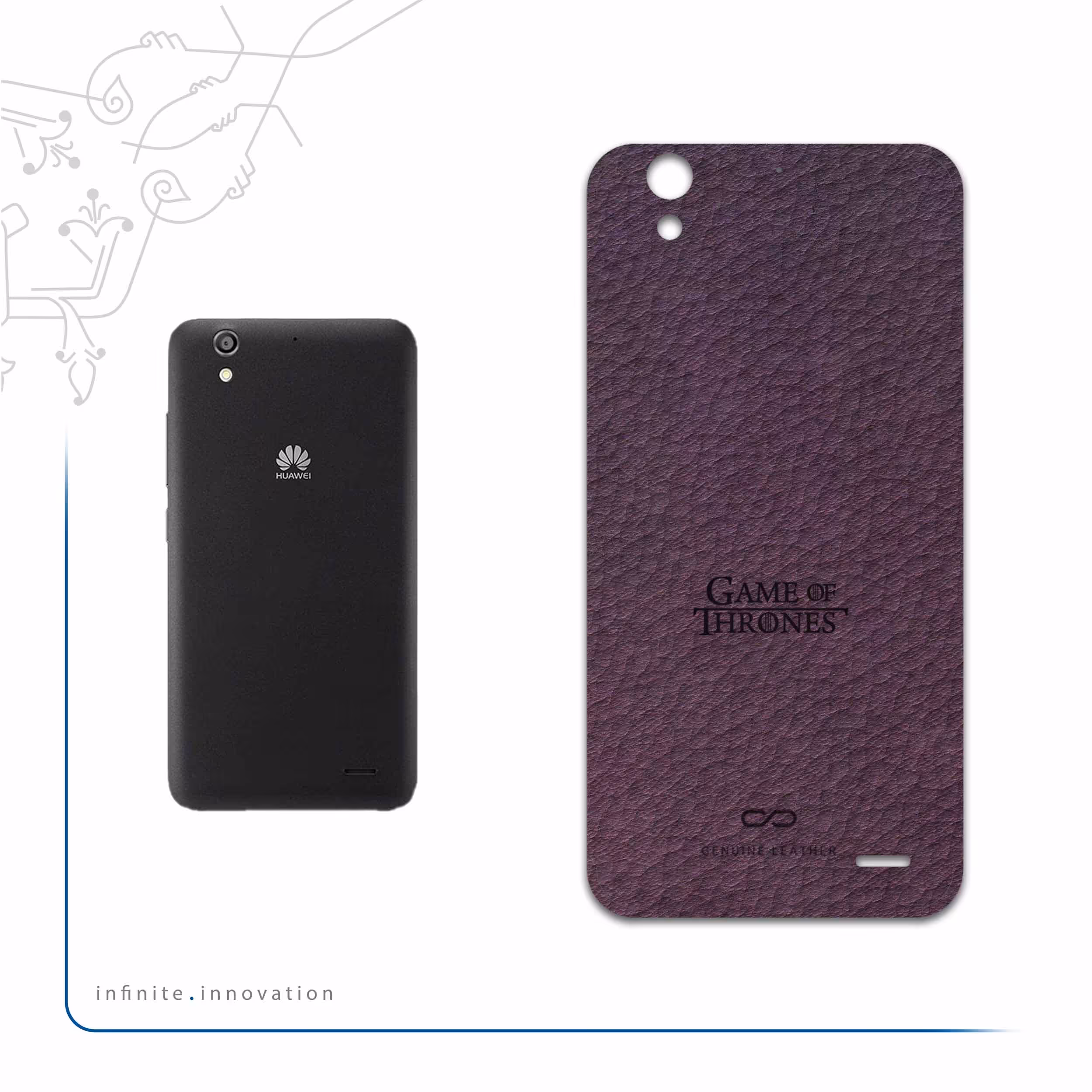 برچسب پوششی ماهوت مدل PL-GOT مناسب برای گوشی موبایل هوآوی Ascend G630