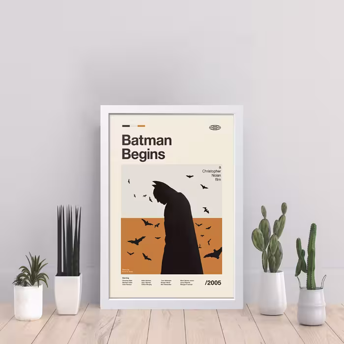 تابلو مدل Batman Begins کدS2519-w