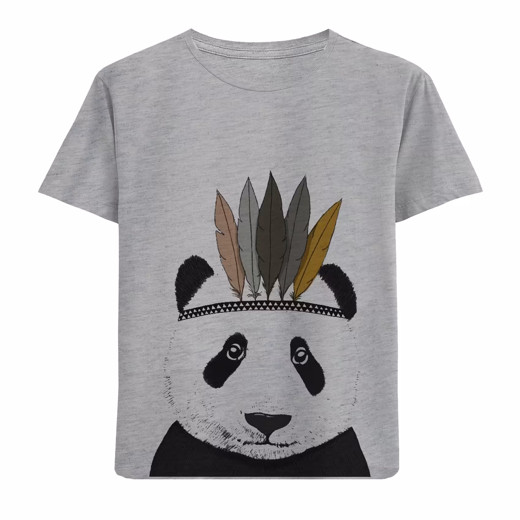 تی شرت آستین کوتاه بچگانه مدل پاندا وپر F667