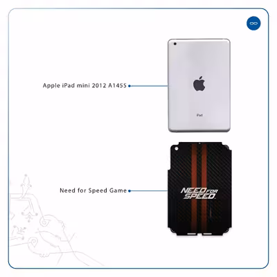 برچسب پوششی ماهوت مدل Need-for-Speed-Game مناسب برای تبلت اپل iPad mini 2012 A1455