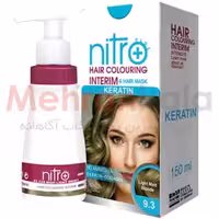 شامپو رنگ نیترو پلاس مدل NO AMMONIA شماره 9.3 – بلوند زیتونی روشن