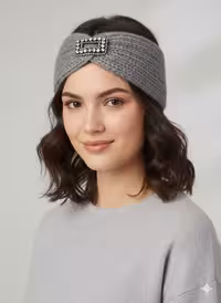 هدبند زمستانی مجلسی برند I am