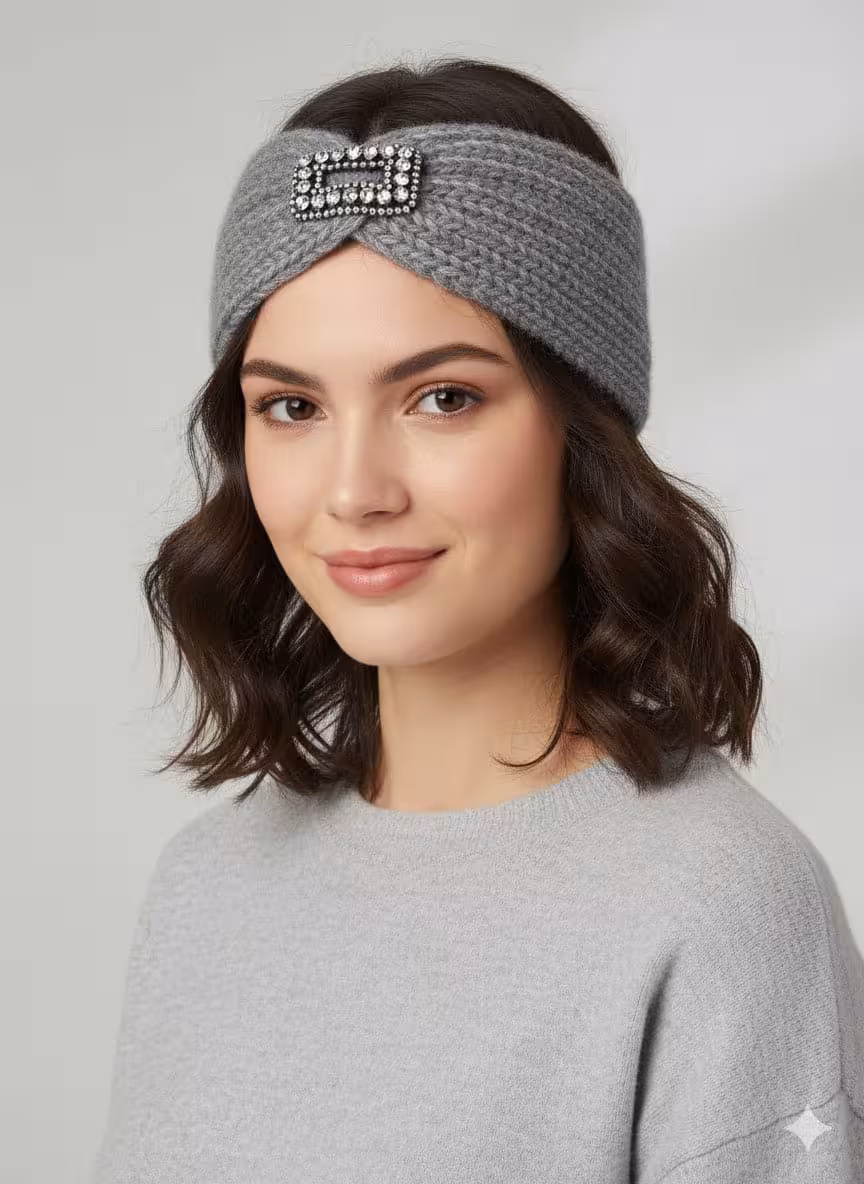 هدبند زمستانی مجلسی برند I am