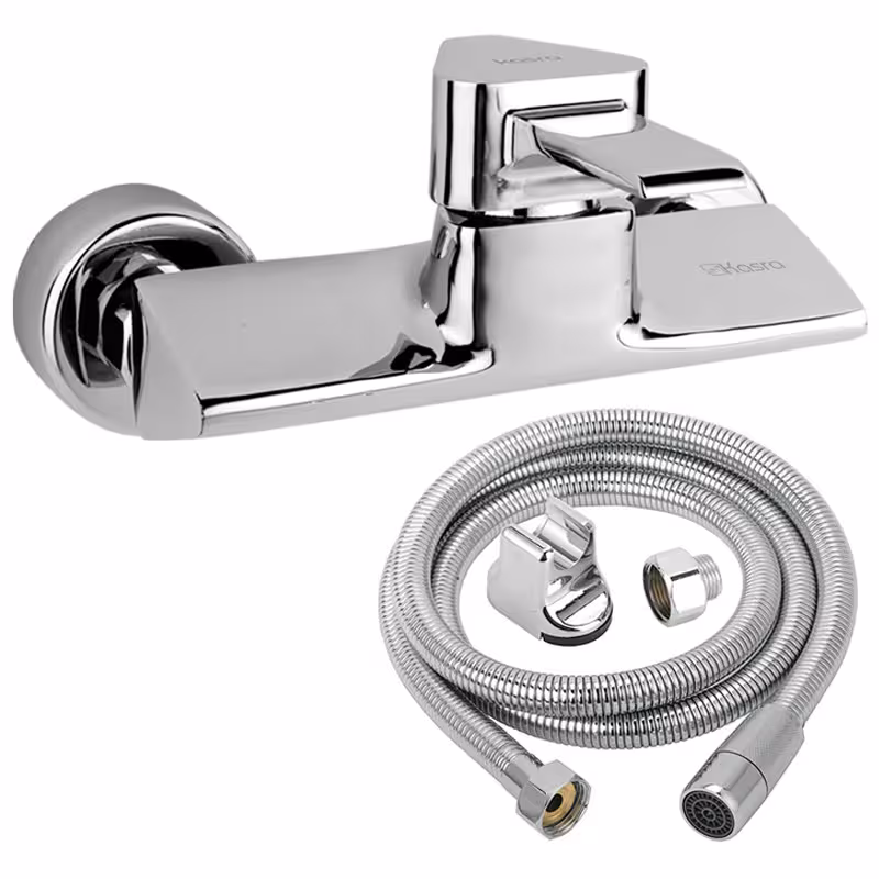 شیر سرویس بهداشتی کسری مدل مهتاب به همراه شلنگ