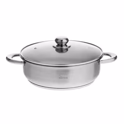 نیم قابلمه پارس استیل مدل ارتفاع کوتاه سایز 28