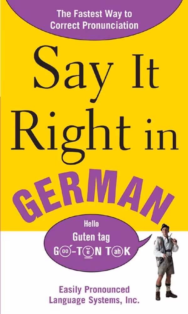خرید کتاب زبان آلمانی Say It Right In German