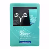 کیت کرم ماساژ صورت و گردن بایومارین 100 گرم Bio Marine Fecial Massage Cream Ana 3D Massage Roller 100 g