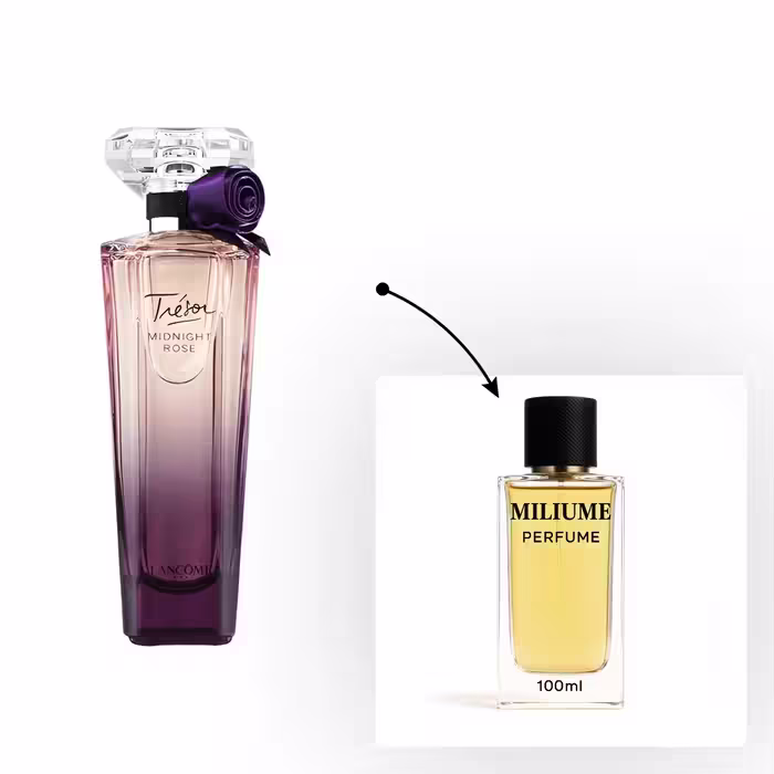 اسانس عطر Lancome Tresor Midnight Rose برند payan - کد 1012 - لانکوم ترزور میدنایت رز 100ML - میلیوم پرفیوم
