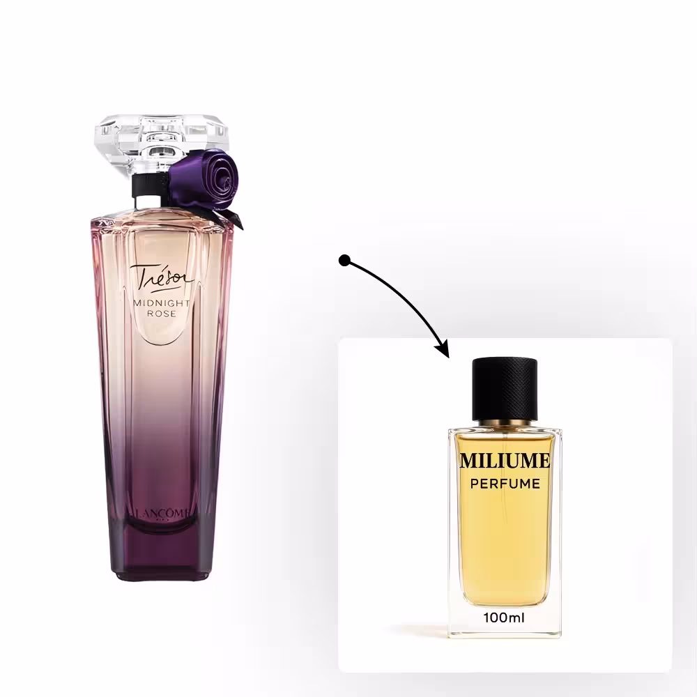 اسانس عطر Lancome Tresor Midnight Rose برند payan - کد 1012 - لانکوم ترزور میدنایت رز 100ML - میلیوم پرفیوم