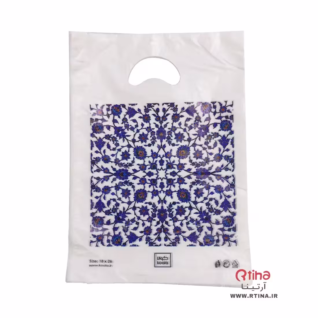 نایلون دسته دار کوچک سایز 18×26 بسته 100 عددی