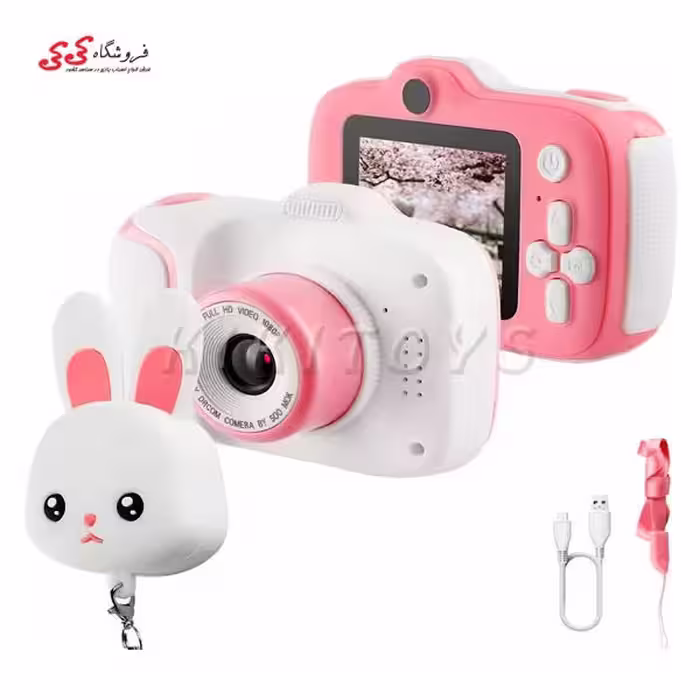 دوربین عکاسی خرگوش سفید اسباب بازی Children Digital CAMERA