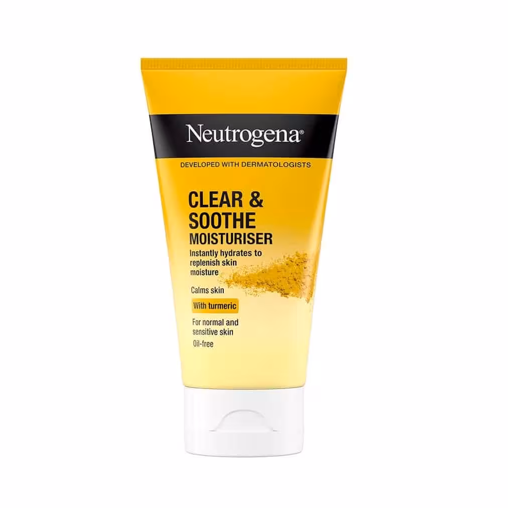 کرم مرطوب کننده نوتروژینا مدل Clear and Soothe Moisturiser حجم 75 میلی لیتر